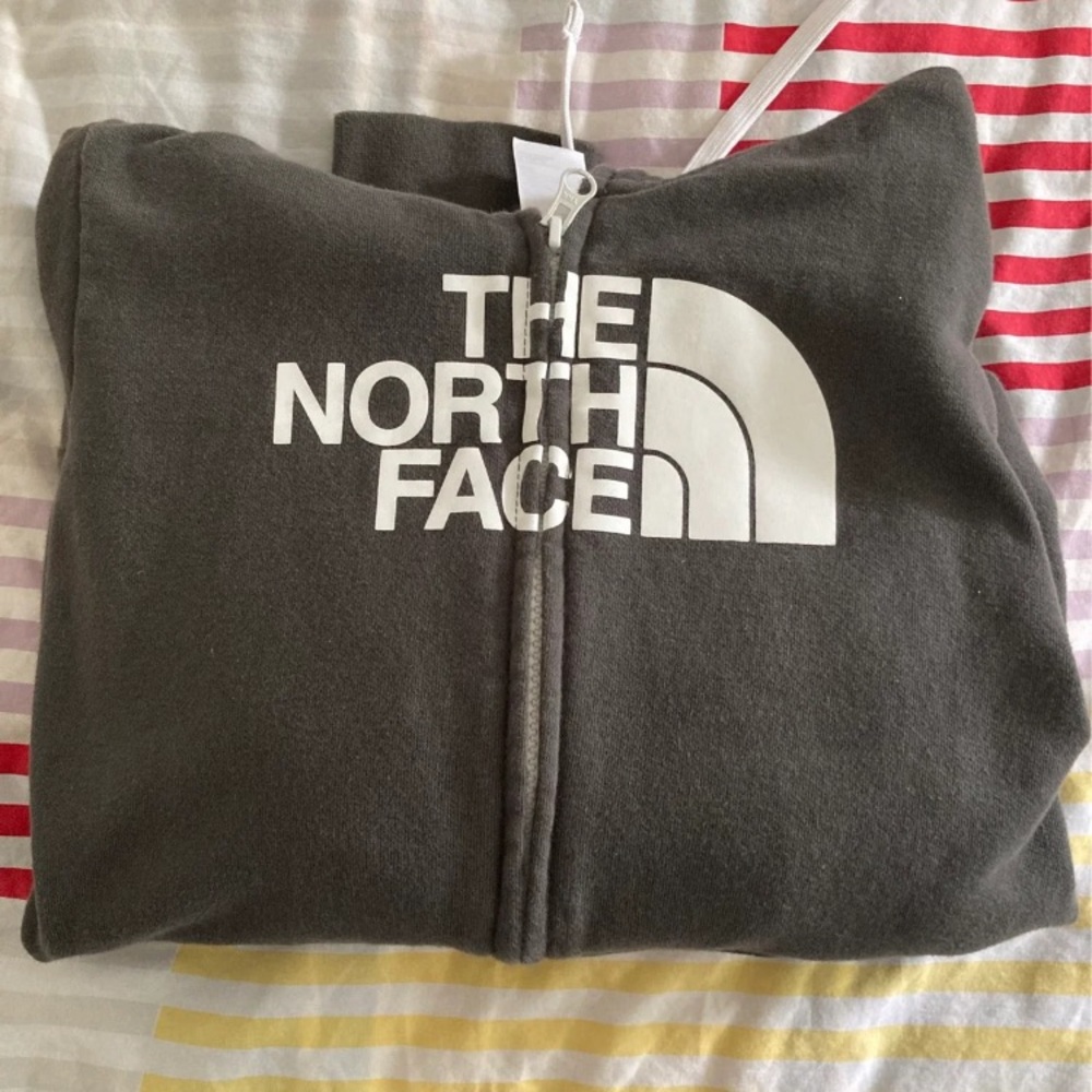 North face zip up hoodie